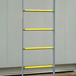 Yellow Hi-Traction Anti-Slip ladder rung covers