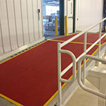 Red and yellow Hi-Traction Anti-Slip ramp cover