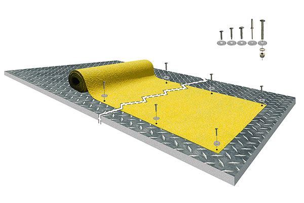 Roll-Traction Anti-Slip Walkway Grip-Mat