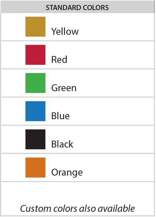 Dunnage mat colors