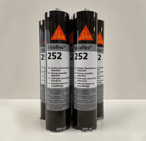 5 tubes of sikaflex 252 adhesive